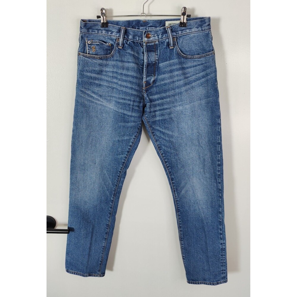 Todd Snyder Japanese Selvedge Denim Jeans Mens 31x29 Slim Fit Button Fly